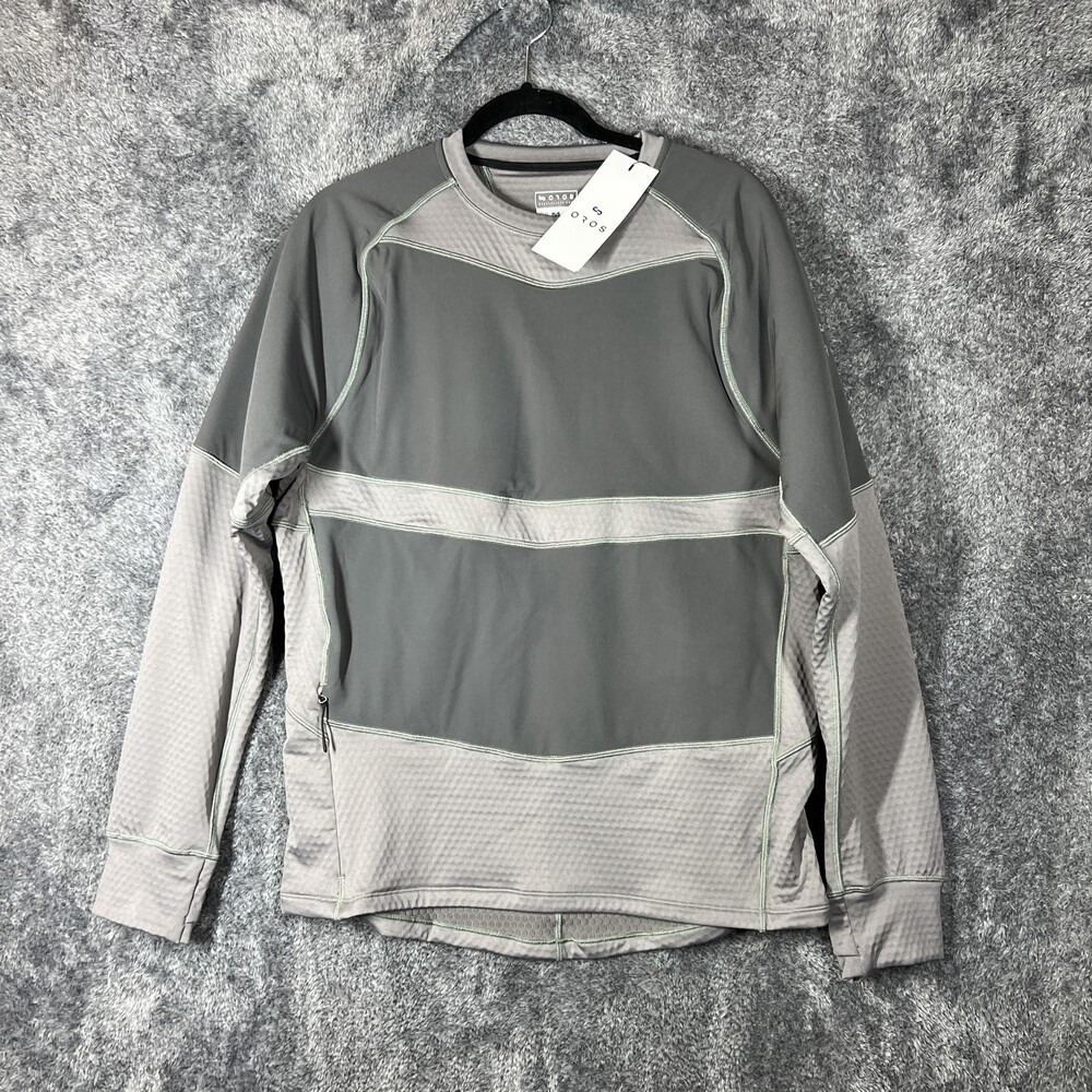 OROS Shirt Mens Medium Gray Solarcore Long Sleeve Thermal Pullover Base Layer